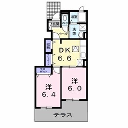 中田駅 徒歩35分 1階の物件間取画像